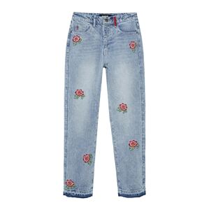 Desigual Džínsy 'MY FLOWER'  modrá denim / zelená / svetlozelená / biela