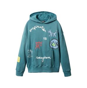 Desigual Sweatshirt 'ATWOOD'  tyrkysová / zmiešané farby