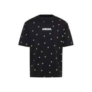 Jordan T-Shirt  čierna / biela / svetlosivá