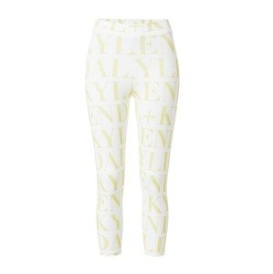 KENDALL + KYLIE Leggings  biela / svetlozelená