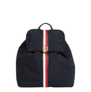 TOMMY HILFIGER Batoh  biela / krvavo červená / zlatá / čierna / tmavomodrá