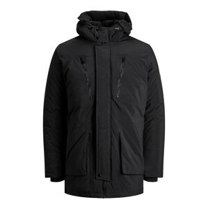 JACK & JONES Prechodná parka  čierna