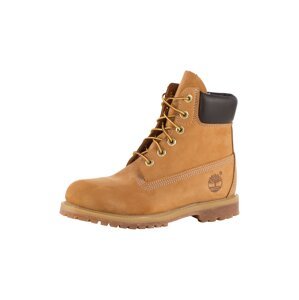 TIMBERLAND Šnurovacie členkové čižmy 'Prem Wheat'  béžová / tmavohnedá