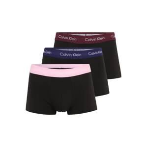 Calvin Klein Underwear Boxerky  čierna / ružová / vínovo červená / tmavofialová / biela