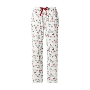 CALIDA Pyžamové nohavice  biela / zmiešané farby
