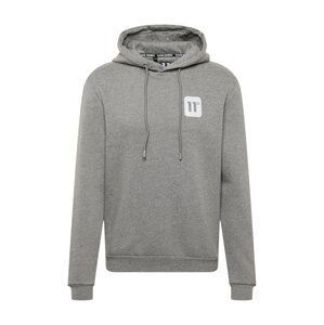 11 Degrees Sweatshirt  sivá melírovaná / biela