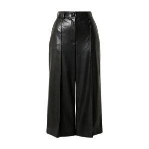 BOSS Plisované nohavice 'Telita'  čierna
