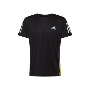 ADIDAS PERFORMANCE Funkčné tričko  čierna / biela / červená / tmavofialová / žltá