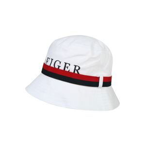 TOMMY HILFIGER Klobúk  biela / čierna / červená