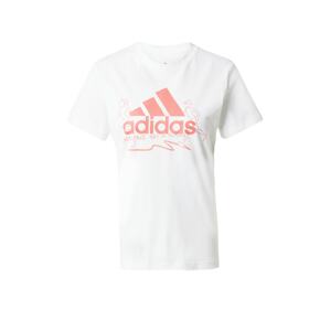 ADIDAS PERFORMANCE Funkčné tričko  biela / melónová