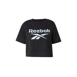 Reebok Tričko  pastelovo modrá / čierna