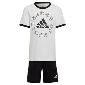 ADIDAS PERFORMANCE Tréningový komplet 'Essentials'  biela / čierna