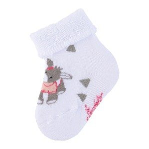 STERNTALER Ponožky 'Emmi'  sivá / ružová / pitaya / biela