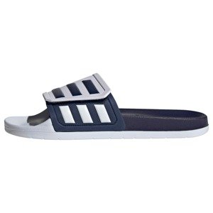 ADIDAS SPORTSWEAR Plážové / kúpacie topánky 'TND Adilette'  tmavomodrá / žltá / červená / biela