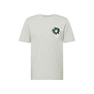 ADIDAS ORIGINALS T-Shirt  sivá / čierna / biela / modrá / zelená