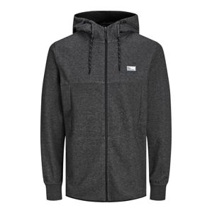 JACK & JONES Tepláková bunda 'Air'  dymovo modrá / antracitová / biela