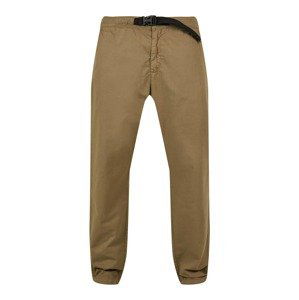 Urban Classics Chino nohavice  olivová / čierna