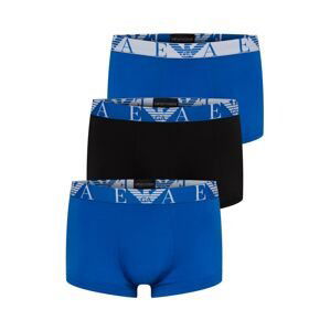 Emporio Armani Boxerky  kráľovská modrá / čierna / biela