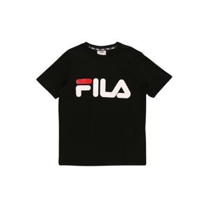 FILA Tričko 'Garnet'  čierna / biela / ohnivo červená