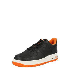 Nike Sportswear Nízke tenisky 'AIR FORCE 1'  čierna / oranžová / antracitová