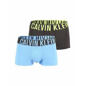 Calvin Klein Underwear Boxerky  čierna / svetlomodrá / svetložltá