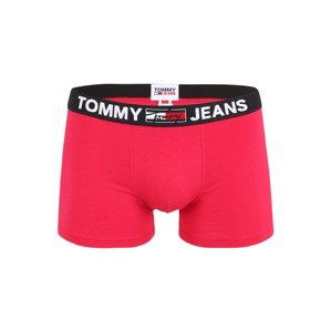 TOMMY HILFIGER Boxerky  čierna / biela / neónovo ružová