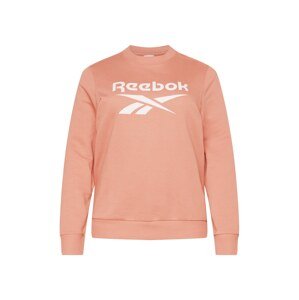 Reebok Sport Športová mikina  koralová / biela