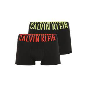 Calvin Klein Underwear Boxerky  čierna / svetločervená / žltá
