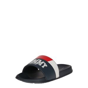 TOMMY HILFIGER Sandále  tmavomodrá / červená / biela