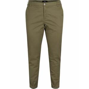 Zizzi Chino nohavice 'Darla'  kaki