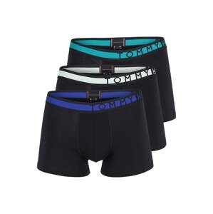 Tommy Hilfiger Underwear Boxerky  tmavomodrá / tmavomodrá / biela / nefritová