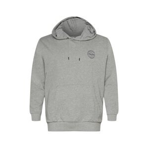 Jack & Jones Plus Mikina 'SHARK'  námornícka modrá / sivá melírovaná