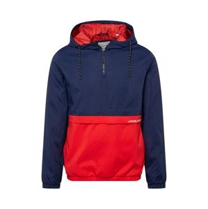 JACK & JONES Prechodná bunda 'Barton'  modrá / červená