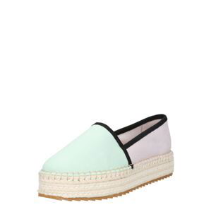 Tommy Jeans Espadrilky  mätová / čierna / orgovánová