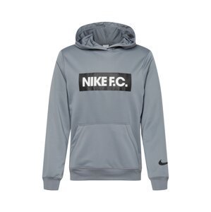 Nike Sportswear Mikina  biela / čierna / striebornosivá