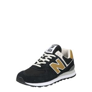 new balance Nízke tenisky  čierna / biela / nebielená