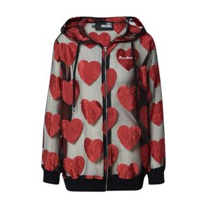 Love Moschino Prechodná bunda  červená / čierna