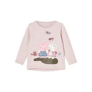 NAME IT Tričko 'Peppa Pig Dana'  ružová / modrá / svetložltá / kaki / staroružová