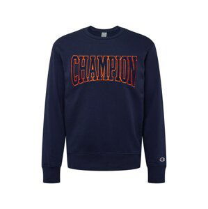 Champion Authentic Athletic Apparel Mikina  tmavomodrá / oranžová