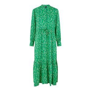 Y.A.S Košeľové šaty 'Malikka'  zelená / tmavofialová / pastelovo fialová / pastelovo zelená