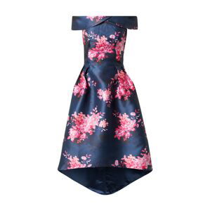 Chi Chi London Kokteilové šaty  námornícka modrá / pastelovo ružová / ružová / burgundská