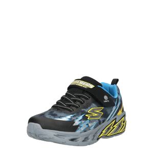 SKECHERS Tenisky 'Light Storm'  modrá / žltá / sivá / čierna