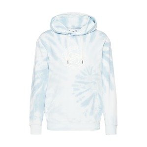 QUIKSILVER Športová mikina 'SALTY TIE DYE'  svetlomodrá / biela