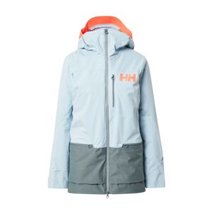 HELLY HANSEN Outdoorová bunda  sivá / azúrová / oranžová