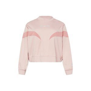 Nike Sportswear Mikina  sivá / ružová / rosé / biela
