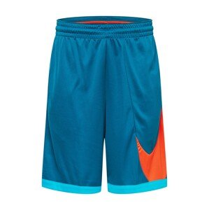 NIKE Športové nohavice  námornícka modrá / tyrkysová / oranžová