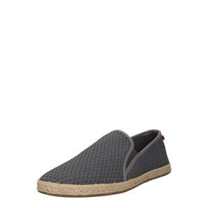 TOM TAILOR Espadrilky  čadičová / hnedá / strieborná