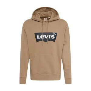 LEVI'S Mikina  hnedá / čierna / biela