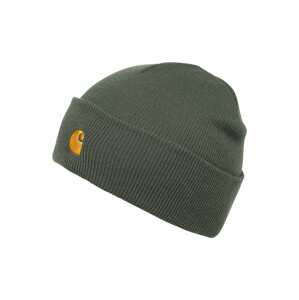 Carhartt WIP Čiapky 'Chase'  tmavozelená / zlatá žltá