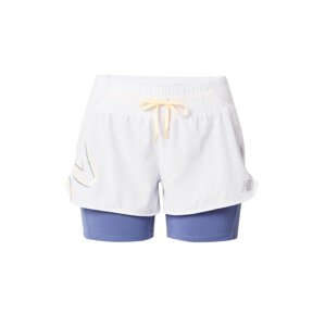 new balance Sportshorts  šedobiela / žltá / tmavofialová